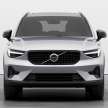 Volvo XC40 facelift now in Europe: design tweaks from C40, Android-based OS, new 231 PS Recharge P6 EV