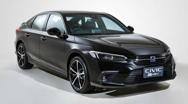 2022 Honda Civic e:HEV hybrid revealed for Thailand – ASEAN gets sedan with same 2.0L DI, RM144k-RM159k