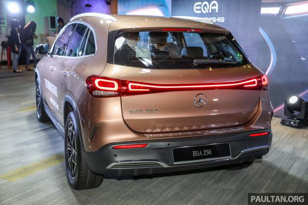 2022 Mercedes-Benz EQA250 AMG Line launched in Malaysia – 190 PS, 429 km EV range; priced fr RM278k