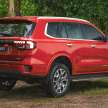 2022 Ford Everest – third-gen SUV debuts, three model grades and four engines, including 3.0L EcoBoost V6