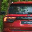 2022 Ford Everest – third-gen SUV debuts, three model grades and four engines, including 3.0L EcoBoost V6