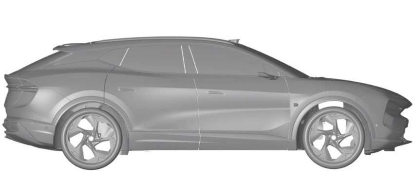 Lotus Type 132 SUV – exterior seen in patent images 1427331