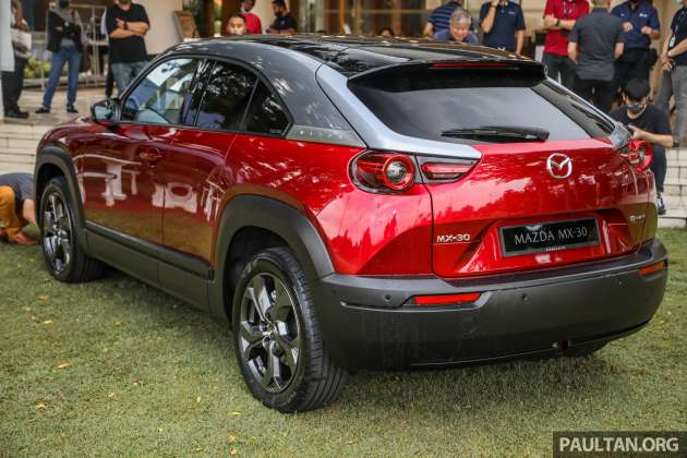 2022 Mazda MX-30 EV in Malaysia – electric crossover with RX-8-style doors; 199 km range; < RM200k est