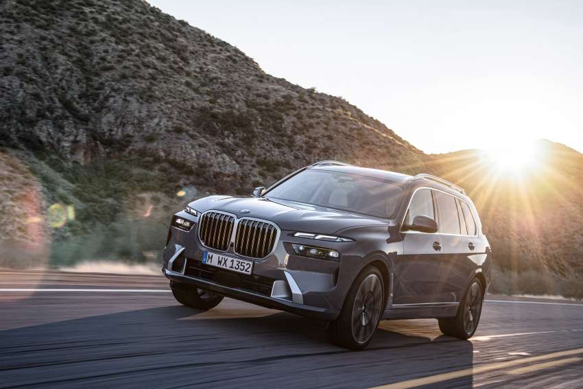 2023 BMW X7 facelift – G07 LCI gets split headlights, illuminated grille, 23-inch wheels, mild hybrid engines 1443252