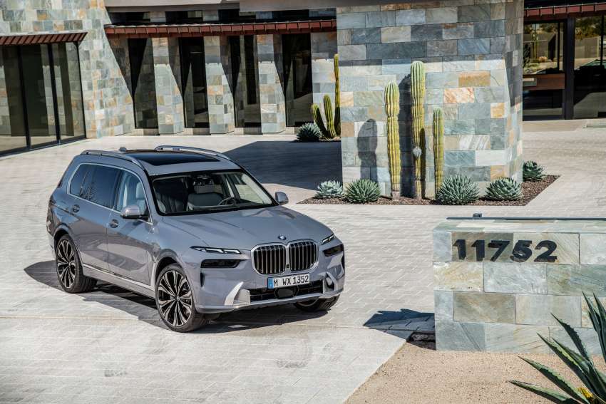 2023 BMW X7 facelift – G07 LCI gets split headlights, illuminated grille, 23-inch wheels, mild hybrid engines 1443277