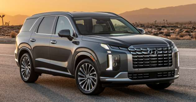 2023 Hyundai Palisade facelift debuts – three-row SUV gets a bolder look, revised interior, same 3.8L V6, 8AT