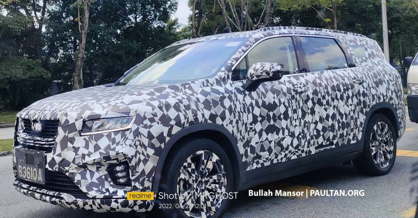 Proton X90 spotted in Malaysia again, now with larger 19-inch wheels from 2022 Geely Haoyue/Okavango 1450732