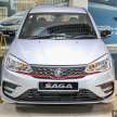Proton Saga MC2 2022 dilancarkan – empat varian, ESC turut diberikan untuk Standard AT; dari RM34k