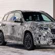 2023 BMW iX1 shown testing – EV version of next-gen X1 SUV with 438 km range; both to debut this year