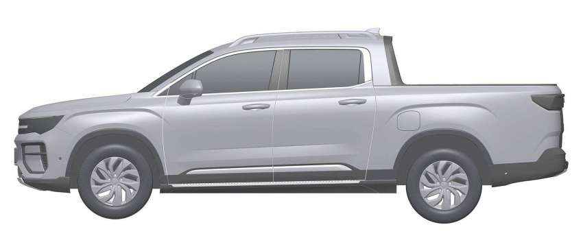 Geely electric pick-up truck leaked in patent images – first vehicle under new Radar brand due this year 1454117