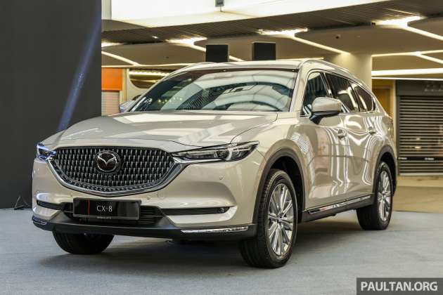 2022 Mazda CX-8 launched in Malaysia: new 2.5L turbo for three-row SUV, priced from RM178k to RM212k