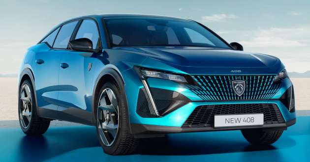 2023 Peugeot 408 debuts – now a fastback crossover; petrol, PHEV only; Level 2 semi-autonomous driving