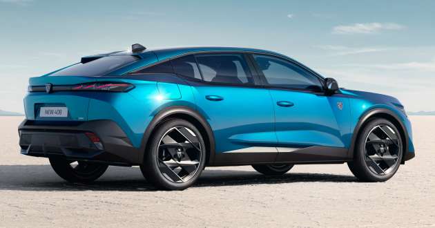 2023 Peugeot 408 debuts – now a fastback crossover; petrol, PHEV only; Level 2 semi-autonomous driving