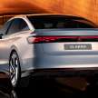 Volkswagen ID. Aero concept – previews brand’s first global EV sedan; bigger than the Passat; 620 km range