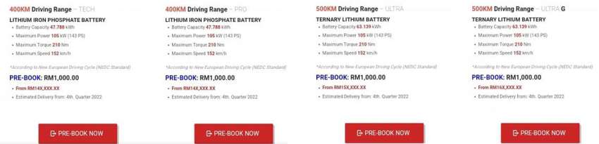 2022 GWM Ora Good Cat for Malaysia – 47.8 and 63.1 kWh variants; up to 500 km EV range; est from RM140k 1481684