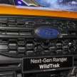 Bangkok 2023: Ford Ranger Stormtrak slots between Wildtrak, Raptor – 20′ rims, full screen meter, e-shifter