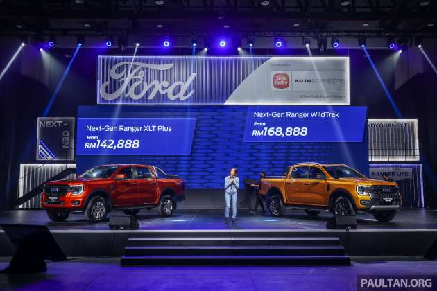 Ford Ranger 2022 dilancarkan di Malaysia — tujuh varian, bermula dari RM109k; Raptor ditunjuk, tiba Q4