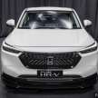 2022 Honda HR-V in Malaysia – priced from RM115k; standard Honda Sensing; 1.5L NA, Turbo, e:HEV hybrid