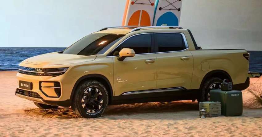 Geely Radar RD6 debuts – Hilux-sized EV pick-up truck built on SEA platform; Q4 2022 launch; 600 km range 1482635