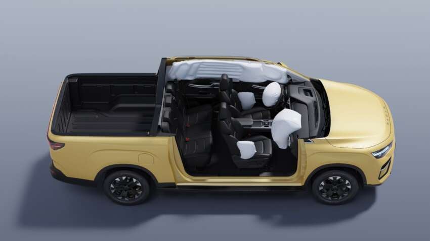 Geely Radar RD6 debuts – Hilux-sized EV pick-up truck built on SEA platform; Q4 2022 launch; 600 km range 1603774