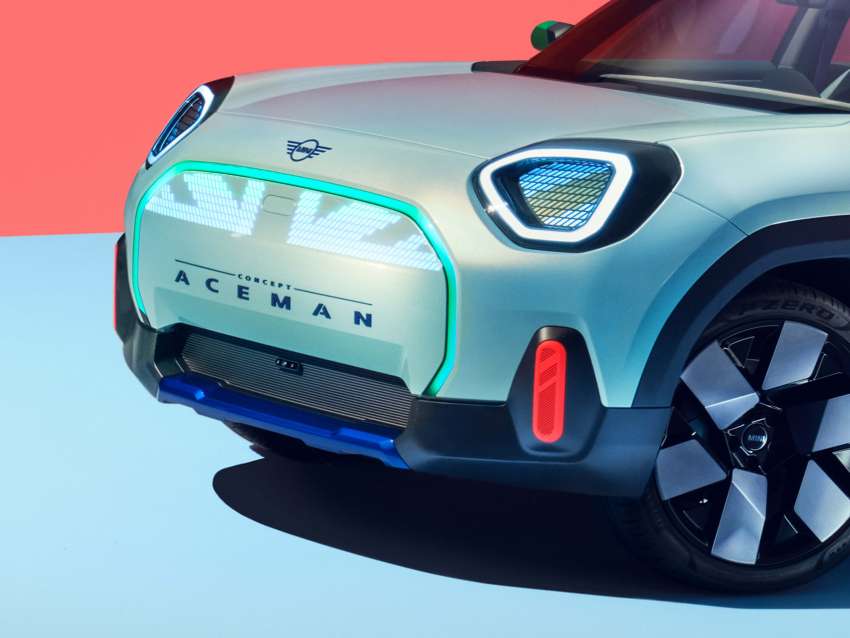 MINI Concept Aceman – EV crossover study previews future design direction; no leather or chrome inside 1489662