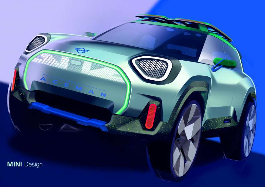 MINI Concept Aceman – EV crossover study previews future design direction; no leather or chrome inside 1489714