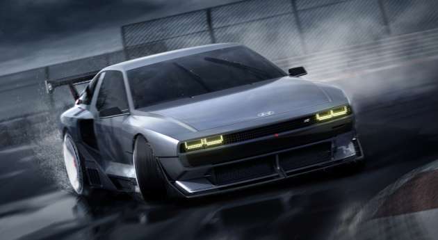 Hyundai N Vision 74 – hydrogen fuel cell hybrid with 680 PS, 900 Nm, 600 km range, RWD, 250 km/h Vmax