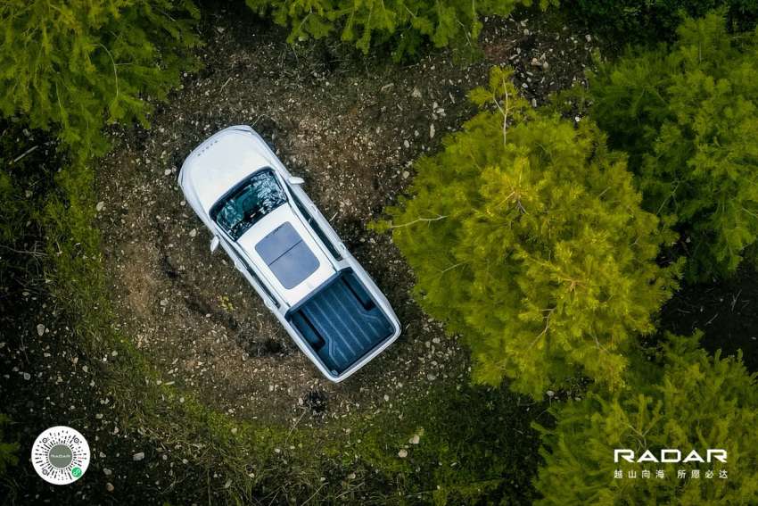 Geely Radar RD6 debuts – Hilux-sized EV pick-up truck built on SEA platform; Q4 2022 launch; 600 km range 1516876