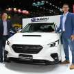2022 Subaru WRX, WRX Wagon launched in Thailand – 2.4L turbo flat-four; 275 PS; 6MT, CVT; from RM367k