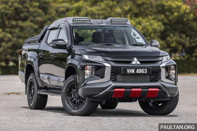 Mitsubishi Triton Phantom Plus in Malaysia – hardcore Absolute-inspired looks, LED light bars, RM140k OTR