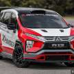 Motorsport-themed Mitsubishi Xpander in Malaysia by Speedline Industries: inspired by real AP4 rally car