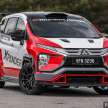 Motorsport-themed Mitsubishi Xpander in Malaysia by Speedline Industries: inspired by real AP4 rally car
