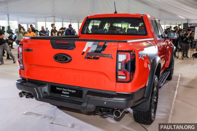 2022 Ford Ranger Raptor in Malaysia – 3.0L twin-turbo V6 petrol, 397 PS, 583 Nm, Baja Mode, RM260k