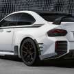 2023 BMW M2 with M Performance Parts – stacked exhaust pipes, plenty of carbon-fibre, large rear wing