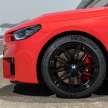 2023 BMW M2 with M Performance Parts – stacked exhaust pipes, plenty of carbon-fibre, large rear wing