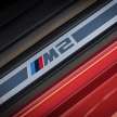2023 BMW M2 with M Performance Parts – stacked exhaust pipes, plenty of carbon-fibre, large rear wing