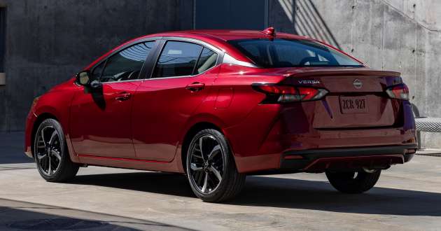 2023 Nissan Almera facelift debuts – US Versa gets bolder face, equipment tweaks, keeps 124 PS 1.6L NA