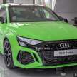 2023 Audi RS3 Sedan launched in Malaysia, RM647k – 2.5L 5cyl turbo, 400 PS, 500 Nm, AWD, new drift mode