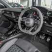 2023 Audi RS3 Sedan launched in Malaysia, RM647k – 2.5L 5cyl turbo, 400 PS, 500 Nm, AWD, new drift mode