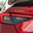 2022 Honda Civic e:HEV RS hybrid now in Malaysia – 184 PS/315 Nm motor, new 2.0L DI engine, RM166,500