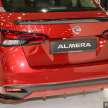 Nissan Almera Kuro Edition – gloss black trim, rims; new Glacier Grey colour, black Tomei bodykit for RM1k