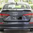 2022 Honda Civic e:HEV in Malaysia walk-around – 184 PS/315 Nm, 0-100km/h 7.9 secs, 4.0L/100 km, RM166.5k