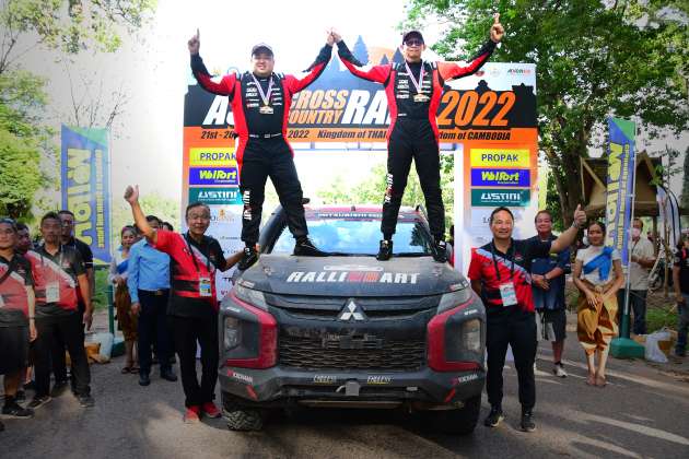 Team Mitsubishi Ralliart’s Triton takes first place at the Asia Cross Country Rally 2022 on its first attempt!