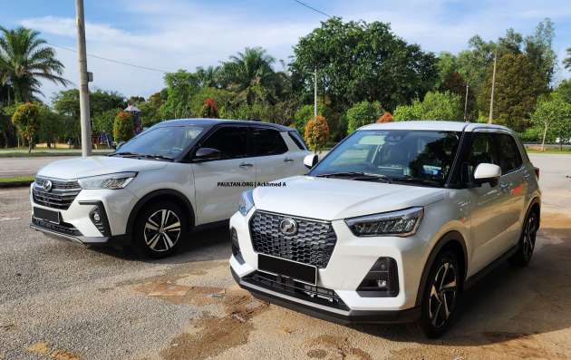Perodua Ativa Hybrid vs Turbo compared side-by-side