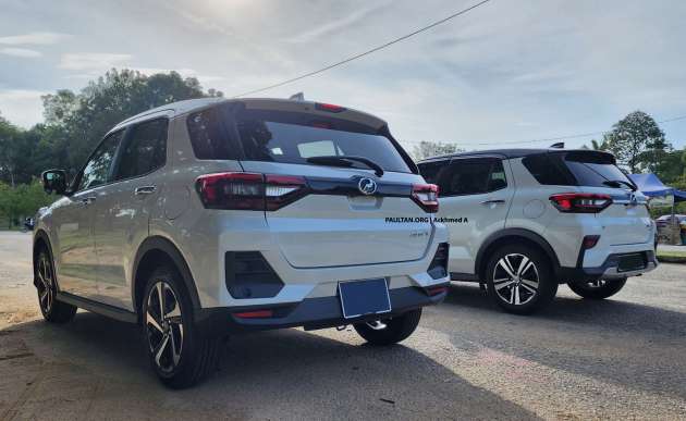 Perodua Ativa Hybrid vs Turbo compared side-by-side