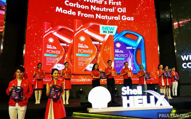 Shell Malaysia unveils carbon-neutral engine oils – Helix Power 5W-40 oil launched, RM280 for 4L pack