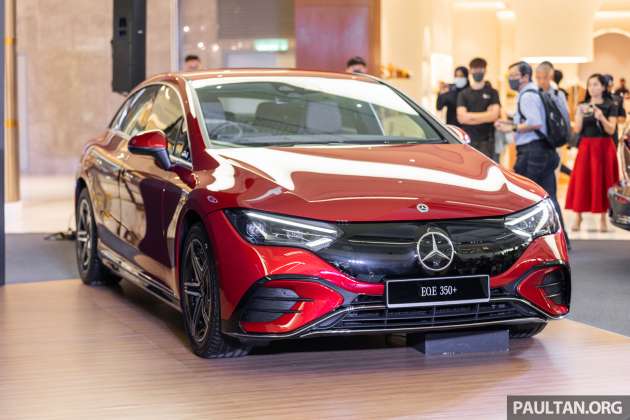 Mercedes-Benz EQE350+ in Malaysia walk-around – 292 hp, 565 Nm, 669 km EV range, from RM420k
