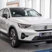 2023 Volvo C40 Recharge Pure Electric in Malaysia – CKD; 408 PS, 78 kWh, 450 km EV range; from RM289k