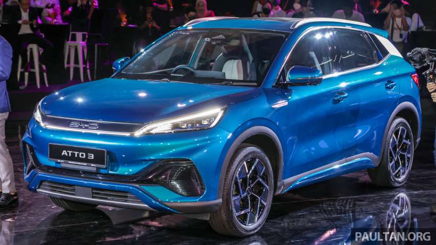 BYD Atto 3 EV kini di Malaysia — 49.92 kWh atau 60.48 kWh, capai jarak hingga 480 km, harga dari RM149,800 1554765