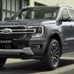 2023 Ford Ranger gains Platinum variant in Australia; 3.0L V6 turbodiesel, Flexible Rack System – RM230k